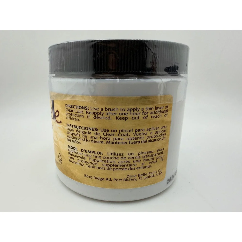 Dixie Belle Clear Coat Satin and Flat 16oz Furniture Topcoat
